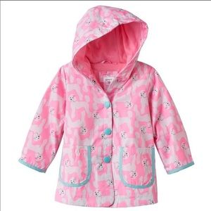EUC Carters Doggy Pink Raincoat size 12 mo